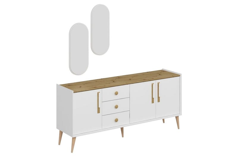 Ralor Konsollbord 180 cm - Vit - Möbler - Bord & matgrupp - Avlastningsbord & sidobord - Konsolbord & hallbord