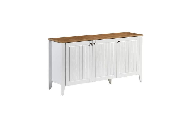 Ranko Konsollbord 150 cm - Mediumfärgat trä/Vit - Möbler - Bord & matgrupp - Avlastningsbord & sidobord - Konsolbord & hallbord