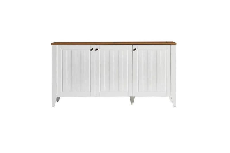 Ranko Konsollbord 150 cm - Mediumfärgat trä/Vit - Möbler - Bord & matgrupp - Avlastningsbord & sidobord - Konsolbord & hallbord
