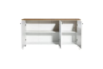 Ranko Konsollbord 150 cm - Mediumfärgat trä/Vit - Möbler - Bord & matgrupp - Avlastningsbord & sidobord - Konsolbord & hallbord