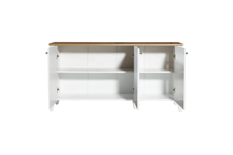 Ranko Konsollbord 150 cm - Mediumfärgat trä/Vit - Möbler - Bord & matgrupp - Avlastningsbord & sidobord - Konsolbord & hallbord