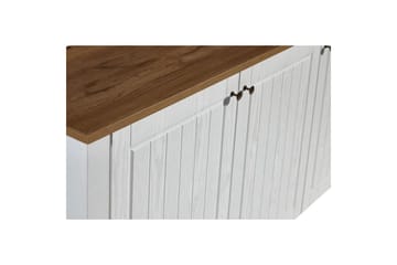 Ranko Konsollbord 150 cm - Mediumfärgat trä/Vit - Möbler - Bord & matgrupp - Avlastningsbord & sidobord - Konsolbord & hallbord