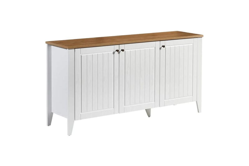 Ranko Konsollbord 150 cm - Mediumfärgat trä/Vit - Möbler - Bord & matgrupp - Avlastningsbord & sidobord - Konsolbord & hallbord