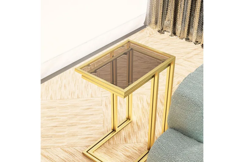 Ransdorp Satsbord 42 cm - Guld - Möbler - Bord & matgrupp - Avlastningsbord & sidobord - Satsbord