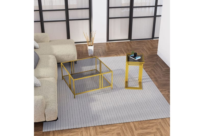 Ransdorp Satsbord 42 cm - Guld - Möbler - Bord & matgrupp - Avlastningsbord & sidobord - Satsbord