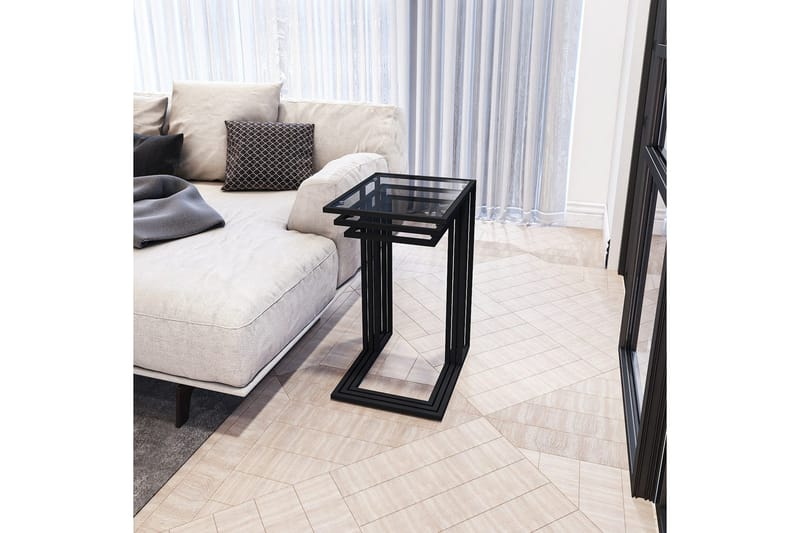 Ransdorp Satsbord 42 cm - Svart - Möbler - Bord & matgrupp - Avlastningsbord & sidobord - Satsbord