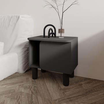 Relento Sängbord 50 cm, Öppen Förvaring - Antracit - Möbler - Bord & matgrupp - Avlastningsbord & sidobord - Sängbord & nattduksbord