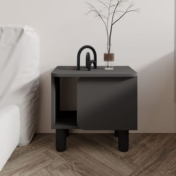 Relento Sängbord 50 cm, Öppen Förvaring - Antracit - Möbler - Bord & matgrupp - Avlastningsbord & sidobord - Sängbord & nattduksbord