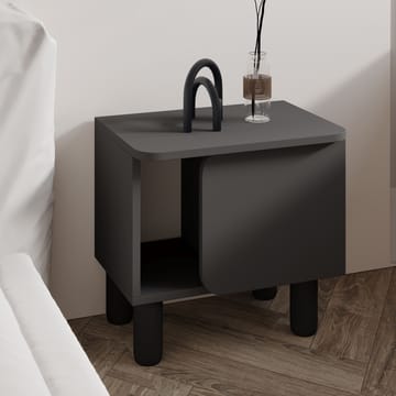 Relento Sängbord 50 cm, Öppen Förvaring - Antracit - Möbler - Bord & matgrupp - Avlastningsbord & sidobord - Sängbord & nattduksbord