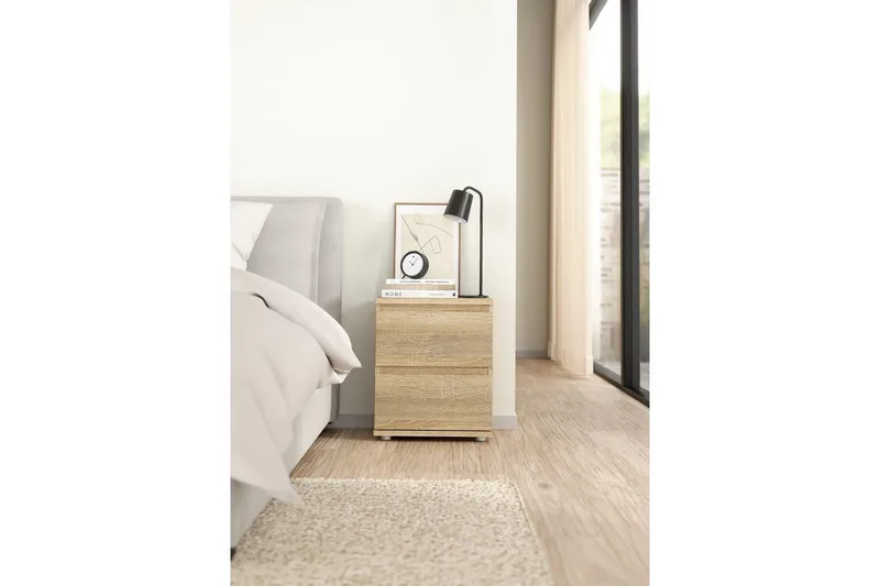 Rengo Sängbord 40,2 cm - Natur - Möbler - Bord & matgrupp - Avlastningsbord & sidobord - Sängbord & nattduksbord