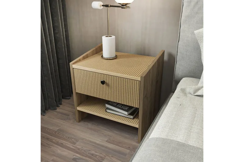 Retzow Sängbord - Valnöt - Möbler - Bord & matgrupp - Avlastningsbord & sidobord - Sängbord & nattduksbord