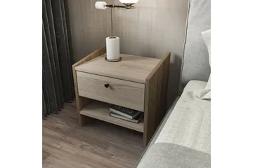 Retzow Sängbord - Valnöt - Möbler - Bord & matgrupp - Avlastningsbord & sidobord - Sängbord & nattduksbord