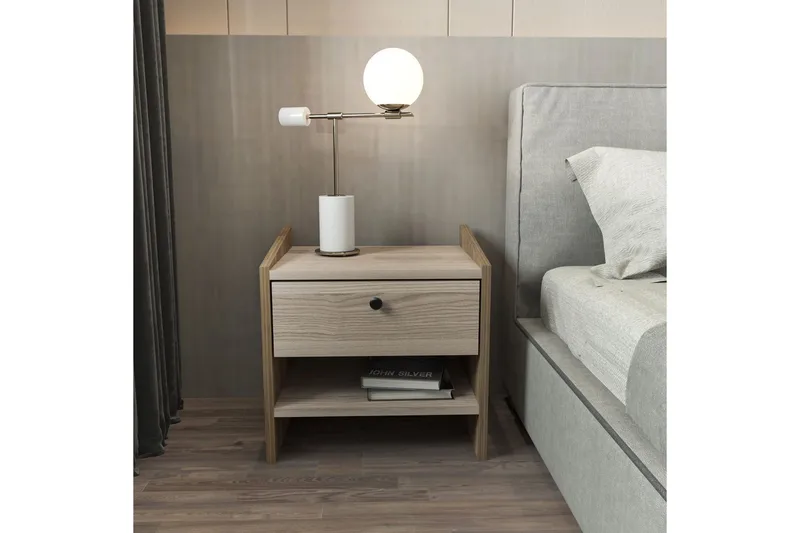 Retzow Sängbord - Valnöt - Möbler - Bord & matgrupp - Avlastningsbord & sidobord - Sängbord & nattduksbord
