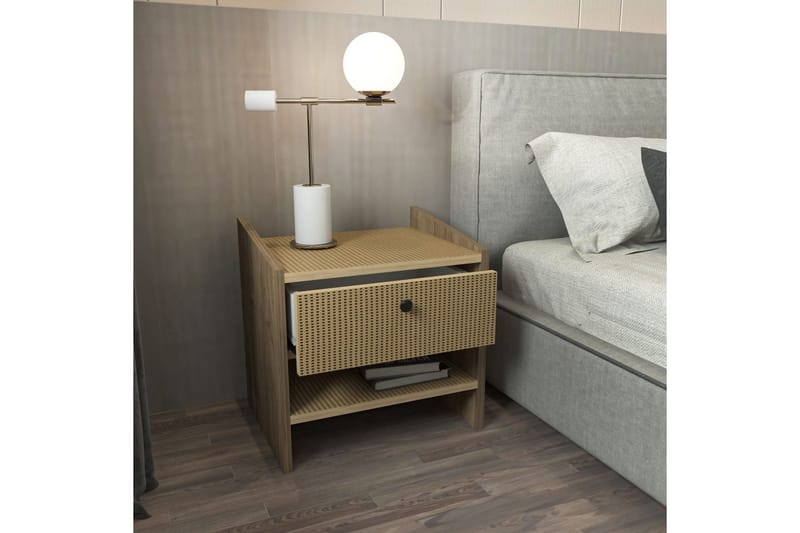 Retzow Sängbord - Valnöt - Möbler - Bord & matgrupp - Avlastningsbord & sidobord - Sängbord & nattduksbord