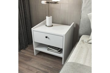 Retzow Sängbord - Vit - Möbler - Bord & matgrupp - Avlastningsbord & sidobord - Sängbord & nattduksbord