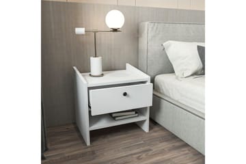 Retzow Sängbord - Vit - Möbler - Bord & matgrupp - Avlastningsbord & sidobord - Sängbord & nattduksbord