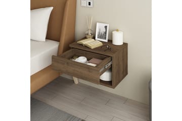 Ribes Sängbord 45 cm - Valnöt - Möbler - Bord & matgrupp - Avlastningsbord & sidobord - Sängbord & nattduksbord