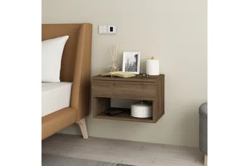 Ribes Sängbord 45 cm - Valnöt - Möbler - Bord & matgrupp - Avlastningsbord & sidobord - Sängbord & nattduksbord