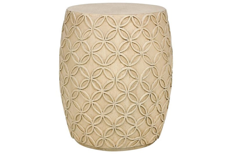 Rigge Sidobord 33 cm, Beige