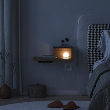 Rilina Sängbord 40 cm - Ek - Möbler - Bord & matgrupp - Avlastningsbord & sidobord - Sängbord & nattduksbord