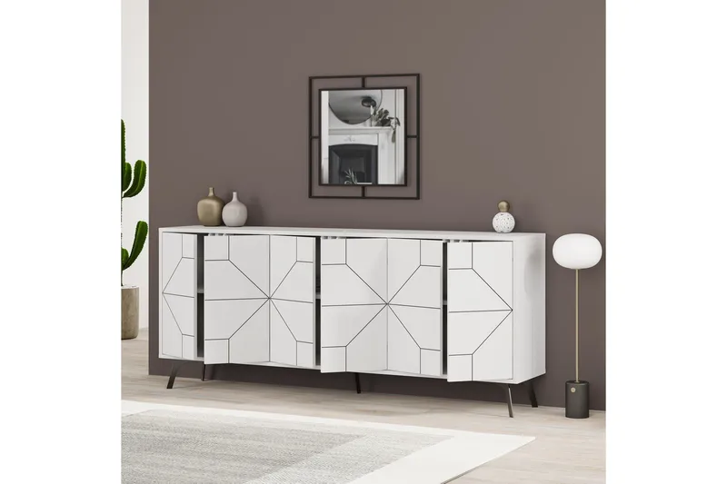 Rinorea Konsollbord 184x77,4 cm - Vit - Möbler - Bord & matgrupp - Avlastningsbord & sidobord - Konsolbord & hallbord