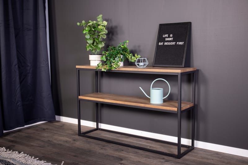 Rise Avlastningsbord 110x30 cm - Svart/Valnöt - Möbler - Bord & matgrupp - Avlastningsbord & sidobord - Lampbord & sidobord