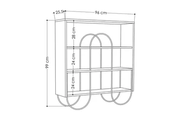 Riskalen Konsolbord - Vit - Möbler - Bord & matgrupp - Avlastningsbord & sidobord - Konsolbord & hallbord