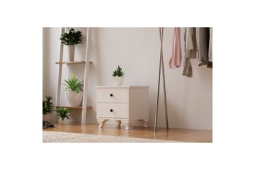 Rivric Sängbord 45 cm - Matt Vit - Möbler - Bord & matgrupp - Avlastningsbord & sidobord - Sängbord & nattduksbord