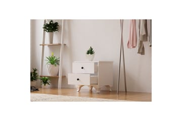 Rivric Sängbord 45 cm - Matt Vit - Möbler - Bord & matgrupp - Avlastningsbord & sidobord - Sängbord & nattduksbord