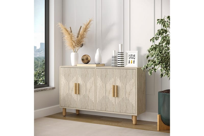 Roger Konsollbord 120 cm - Sand - Möbler - Bord & matgrupp - Avlastningsbord & sidobord - Konsolbord & hallbord