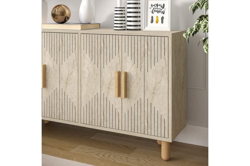 Roger Konsollbord 120 cm - Sand - Möbler - Bord & matgrupp - Avlastningsbord & sidobord - Konsolbord & hallbord