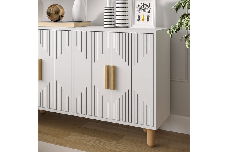 Roger Konsollbord 120 cm - Vit - Möbler - Bord & matgrupp - Avlastningsbord & sidobord - Konsolbord & hallbord