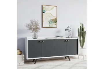 Ruigoord Avlastningsbord 150 cm - Antracit/Vit - Möbler - Bord & matgrupp - Avlastningsbord & sidobord - Konsolbord & hallbord