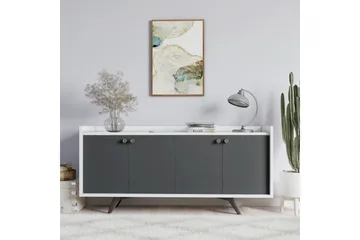 Ruigoord Avlastningsbord 150 cm - Antracit/Vit - Möbler - Bord & matgrupp - Avlastningsbord & sidobord - Konsolbord & hallbord