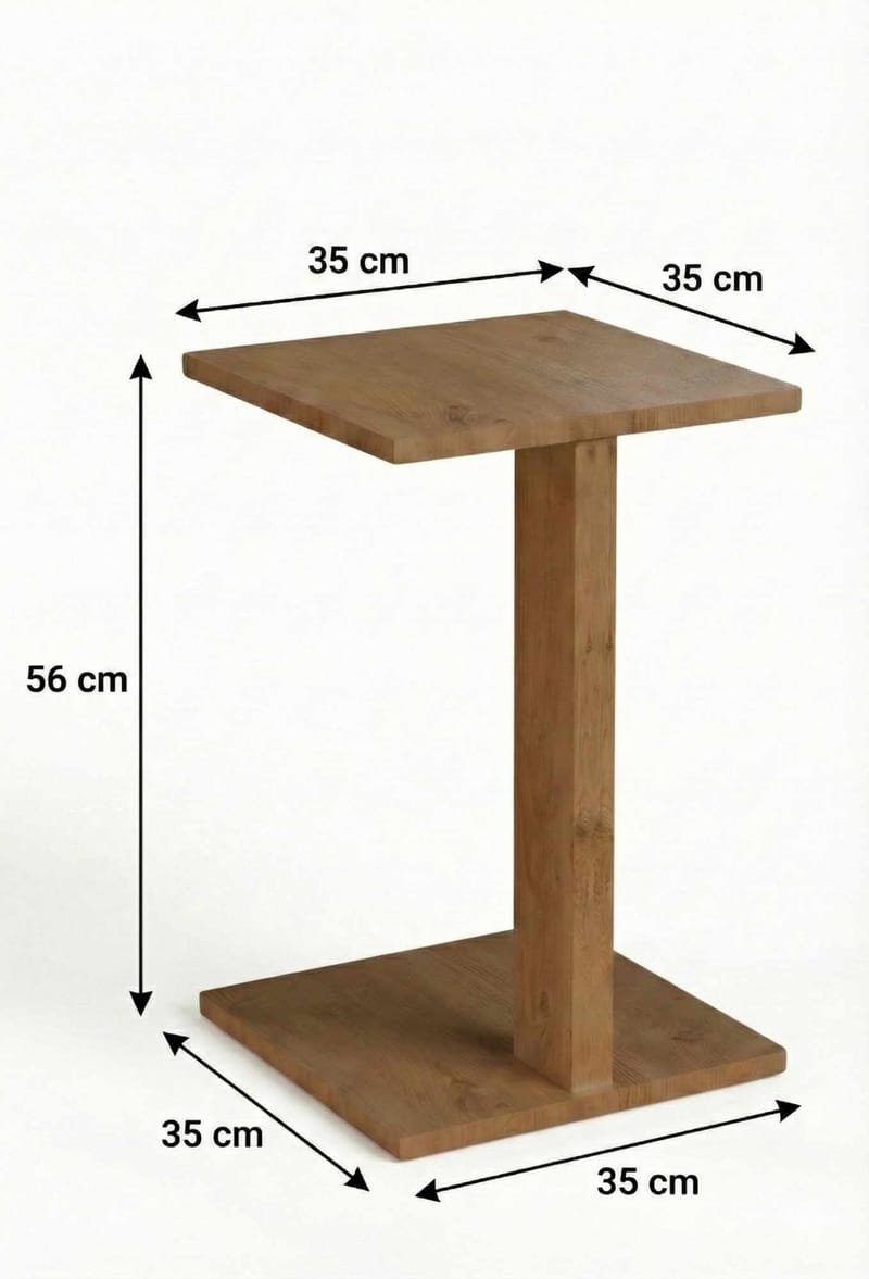 Rumira Sidobord 35 cm - Ek - Möbler - Bord & matgrupp - Avlastningsbord & sidobord - Piedestal & blompiedestal