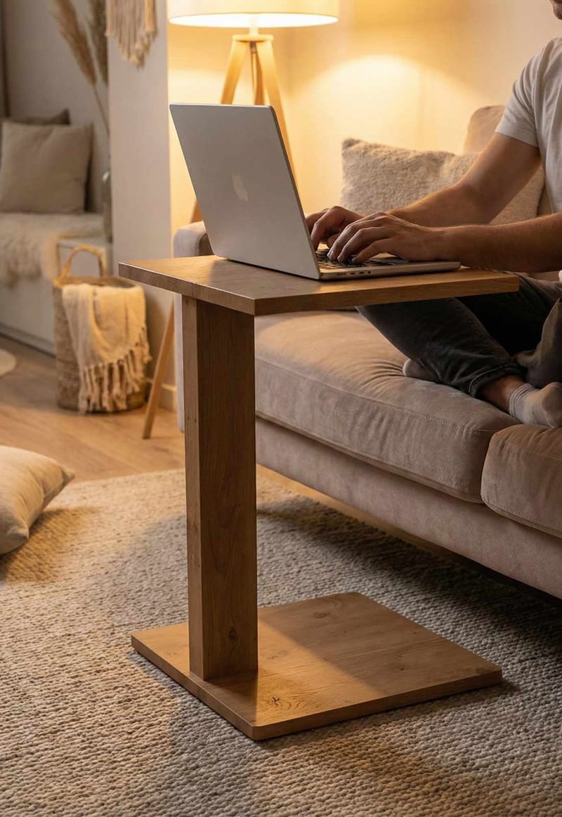 Rumira Sidobord 35 cm - Ek - Möbler - Bord & matgrupp - Avlastningsbord & sidobord - Piedestal & blompiedestal