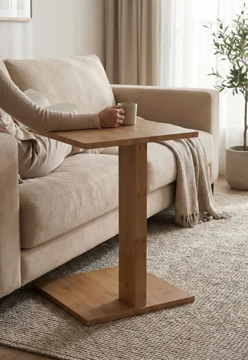 Rumira Sidobord 35 cm - Ek - Möbler - Bord & matgrupp - Avlastningsbord & sidobord - Piedestal & blompiedestal