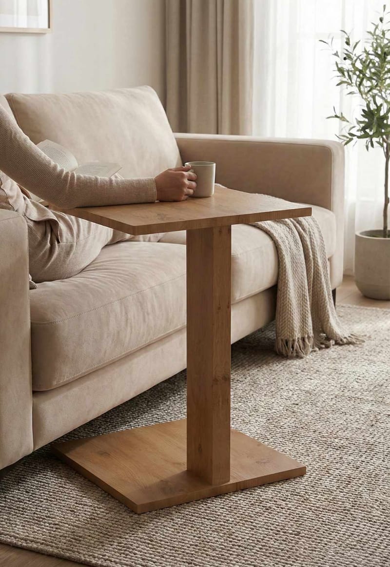 Rumira Sidobord 35 cm - Ek - Möbler - Bord & matgrupp - Avlastningsbord & sidobord - Piedestal & blompiedestal