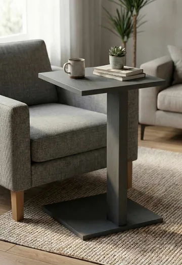 Rumira Sidobord 35 cm - Grå - Möbler - Bord & matgrupp - Avlastningsbord & sidobord - Piedestal & blompiedestal