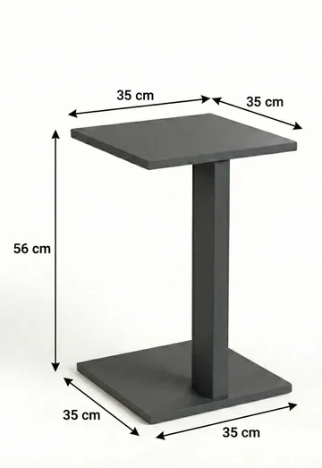 Rumira Sidobord 35 cm - Grå - Möbler - Bord & matgrupp - Avlastningsbord & sidobord - Piedestal & blompiedestal