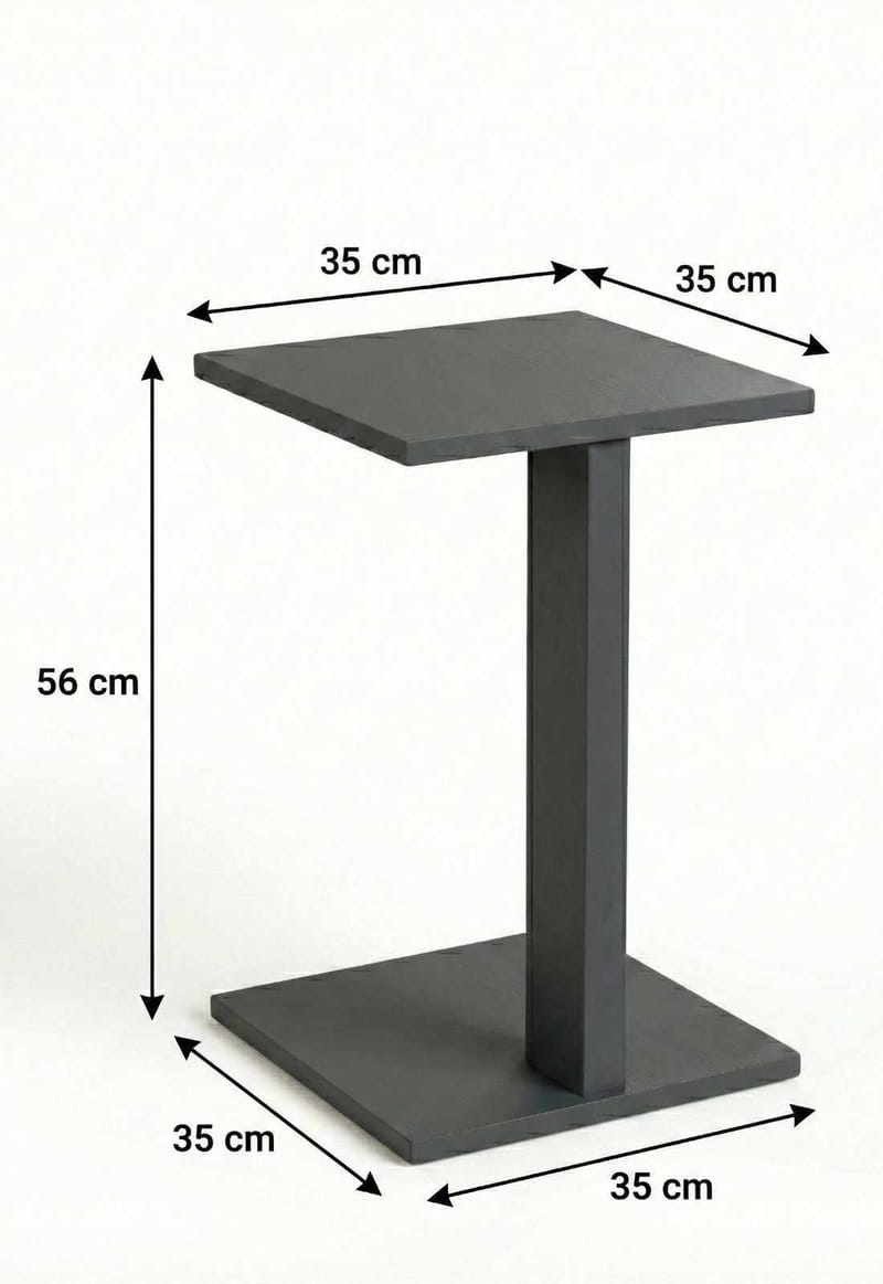 Rumira Sidobord 35 cm - Grå - Möbler - Bord & matgrupp - Avlastningsbord & sidobord - Piedestal & blompiedestal