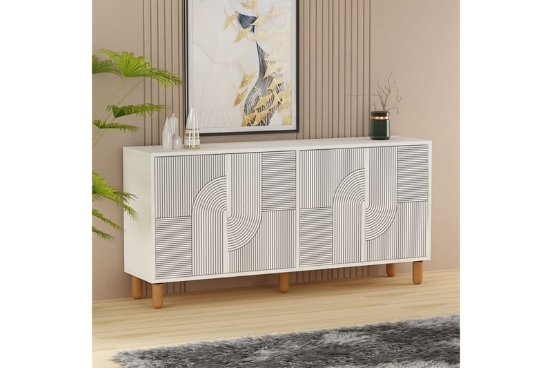 Ruvan Konsollbord 150 cm - Vit - Möbler - Bord & matgrupp - Avlastningsbord & sidobord - Konsolbord & hallbord