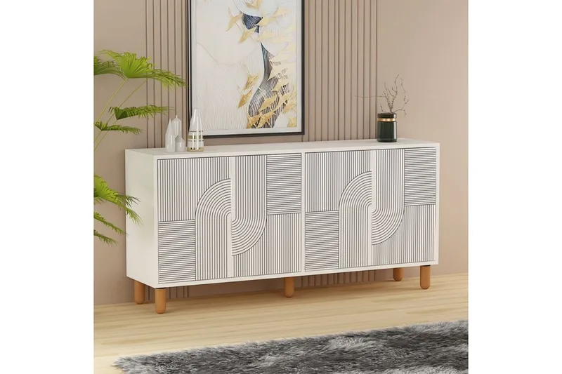 Ruvan Konsollbord 150 cm - Vit - Möbler - Bord & matgrupp - Avlastningsbord & sidobord - Konsolbord & hallbord