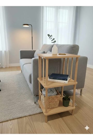 Ryrhyrdhonar Sidobord 40x75x30 cm - Sapphire Oak - Möbler - Bord & matgrupp - Avlastningsbord & sidobord - Brickbord & småbord