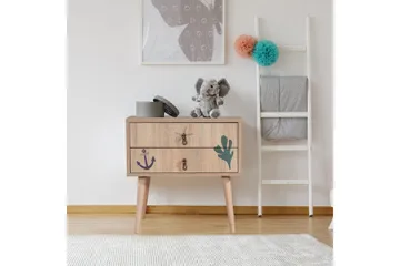Bertoaria Sängbord 60x40 cm Brun - Hanah Home - Möbler - Bord & matgrupp - Avlastningsbord & sidobord - Sängbord & nattduksbord