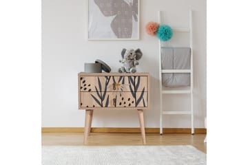 Bertoaria Sängbord 60x40 cm Brun - Hanah Home - Möbler - Bord & matgrupp - Avlastningsbord & sidobord - Sängbord & nattduksbord