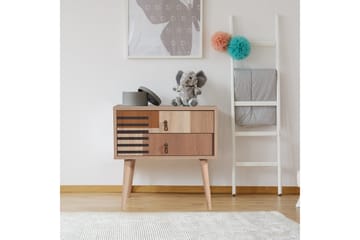 Bertoaria Sängbord 60x40 cm Brun - Hanah Home - Möbler - Bord & matgrupp - Avlastningsbord & sidobord - Sängbord & nattduksbord