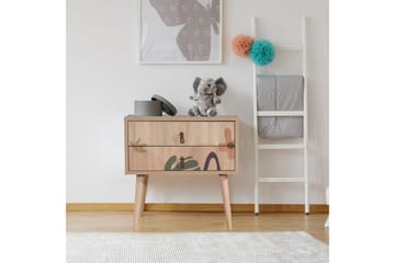 Bertoaria Sängbord 60x40 cm Brun - Hanah Home - Möbler - Bord & matgrupp - Avlastningsbord & sidobord - Sängbord & nattduksbord