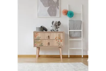 Bertoaria Sängbord 60x40 cm Brun - Hanah Home - Möbler - Bord & matgrupp - Avlastningsbord & sidobord - Sängbord & nattduksbord