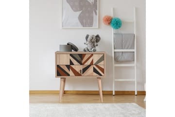 Bertoaria Sängbord 60x40 cm Brun - Hanah Home - Möbler - Bord & matgrupp - Avlastningsbord & sidobord - Sängbord & nattduksbord